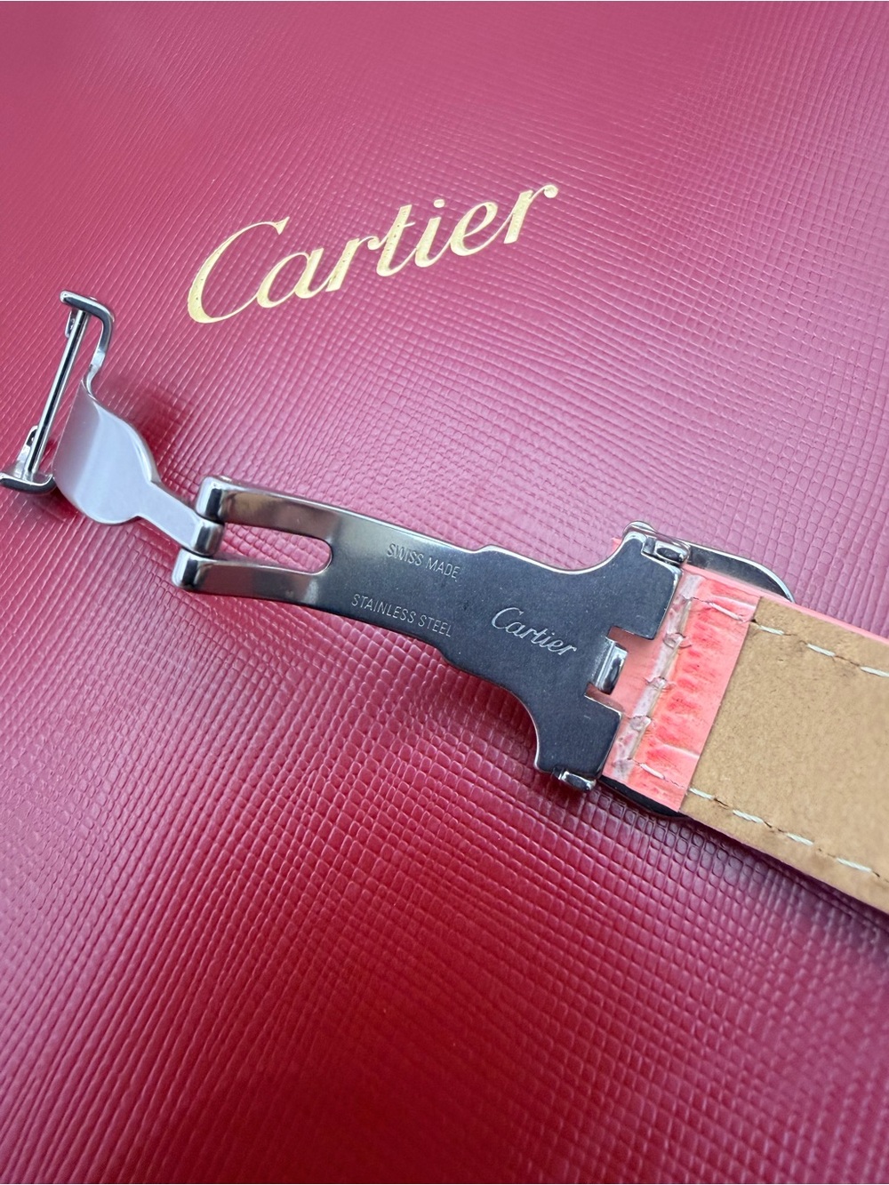 Cartier Pink Mother of Pearl Dial Automatic Pasha Watch - Picture 4 of 12